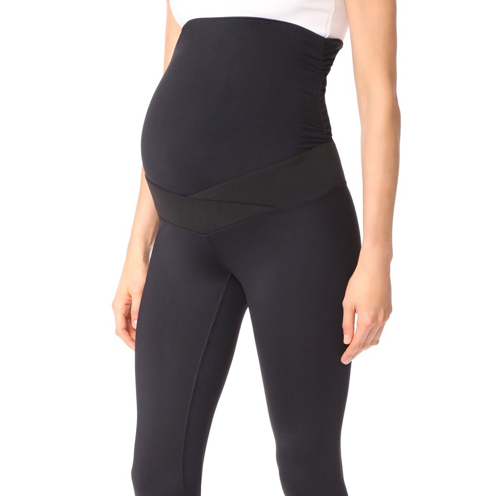 Koral Black Maternity Cadence Leggings Sz Med